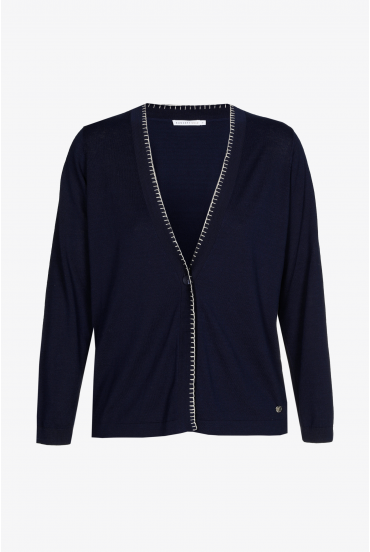 Cardigan with long sleeves