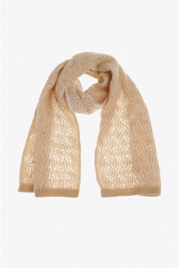 Warme sjaal met alpacawol