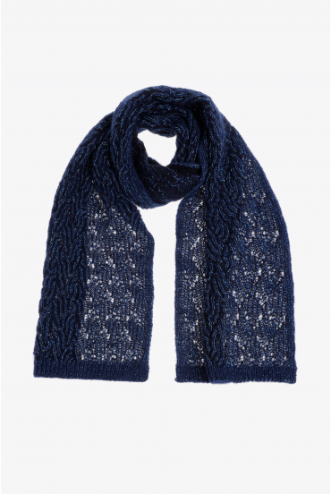 Warme sjaal met alpacawol