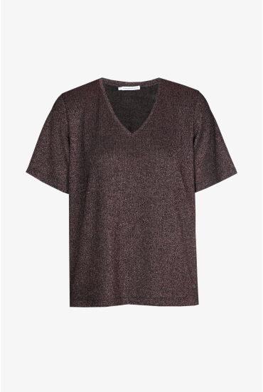 Fijn T-shirt met lurex
