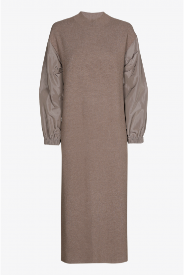 Kleid mit Stehkragen