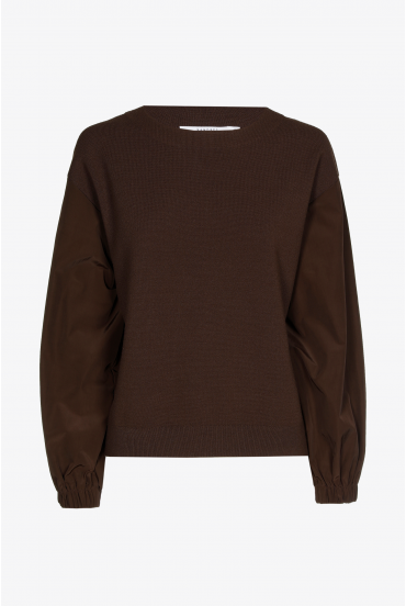Pull met ballonmouwen