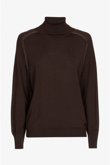 Rollkragen aus Wolle
