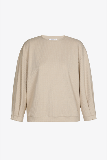 Comfortable seersucker T-shirt 