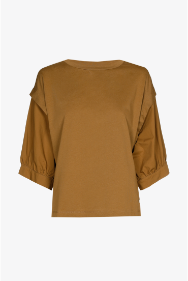 T-shirt en coton à manches ballon