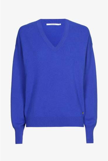 Pullover mit V-Ausschnitt aus Kaschmir