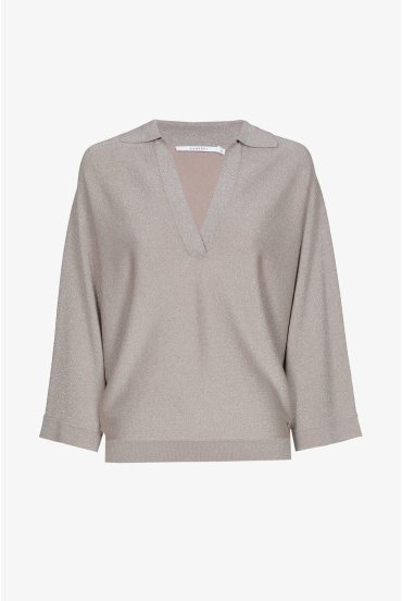 Polo met lurex