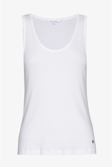 Tanktop met een lage ronde hals