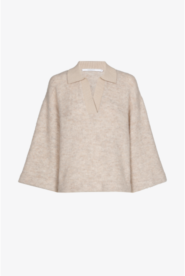 Poloshirt aus Milano-Strick