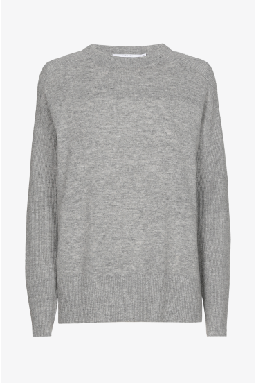 Jumper with ribbed texture