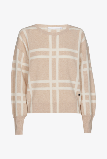 Pullover mit Blockprint