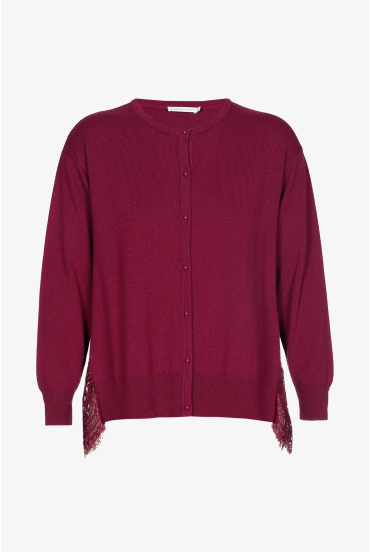 Cardigan avec dentelle