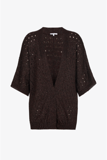 Cardigan met korte mouwen