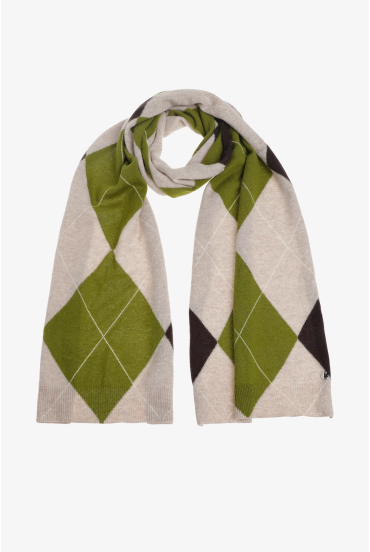 Checked scarf 