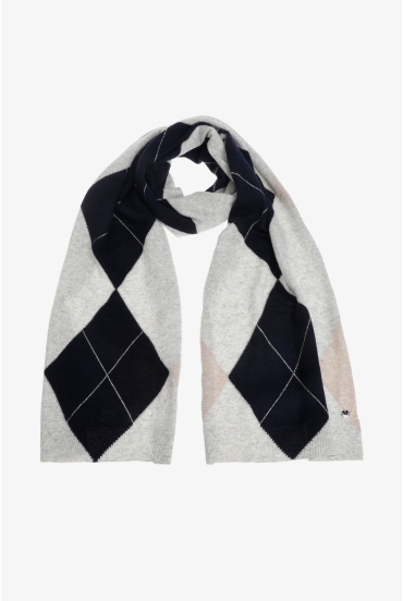 Checked scarf 