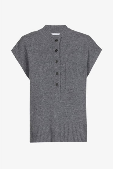 Tank top in merino wool