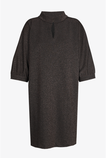 Kurzes Kleid mit Lurex