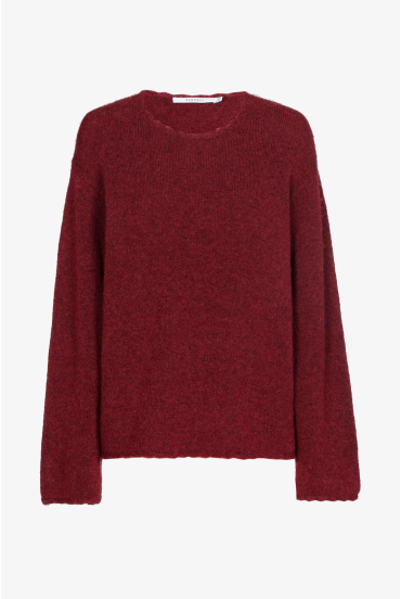 Pull en mélange d'alpaga