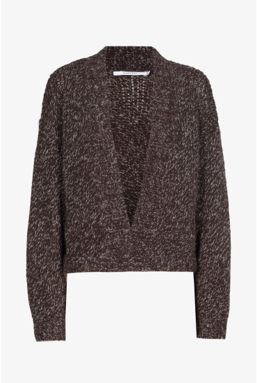 Cardigan with mohair