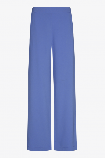 Loose blue trousers