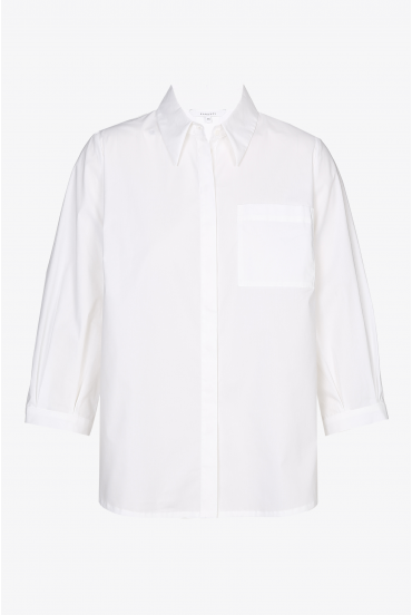 White shirt with organic cotton
