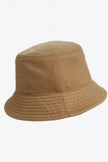 Boater hat in wool blend