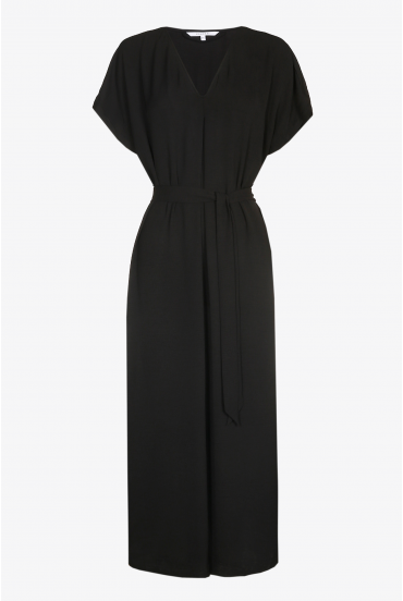 Summery dress in crepe fabric
