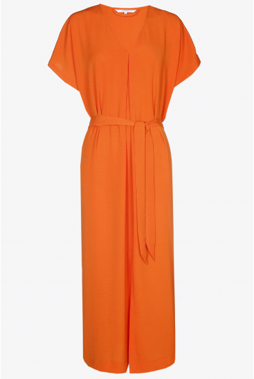 Summery dress in crepe fabric