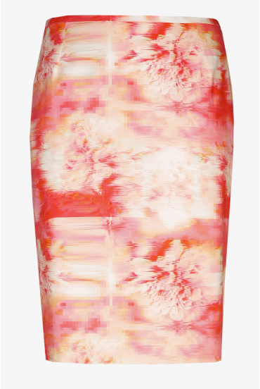 Summery mid-length skirt