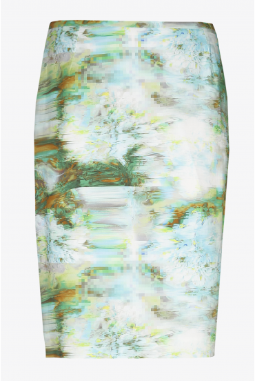 Summery mid-length skirt