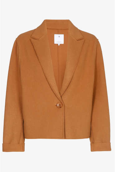 Veste courte avec poches plaquées