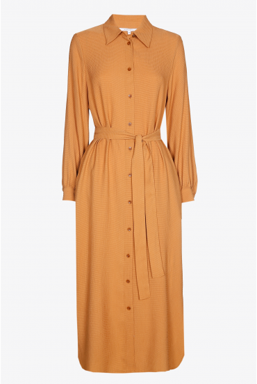 Langes Blusenkleid