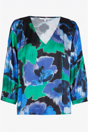 Bluse mit Blumenmuster
