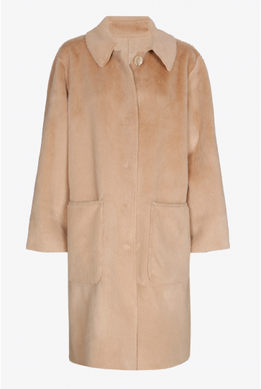 Manteau en mouton retourné