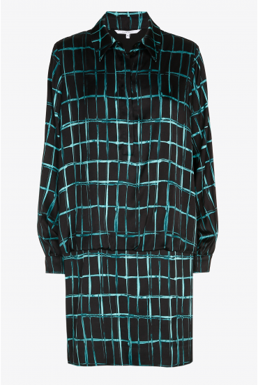 Robe midi à motif