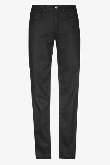 Beschichtete Skinny Jeans