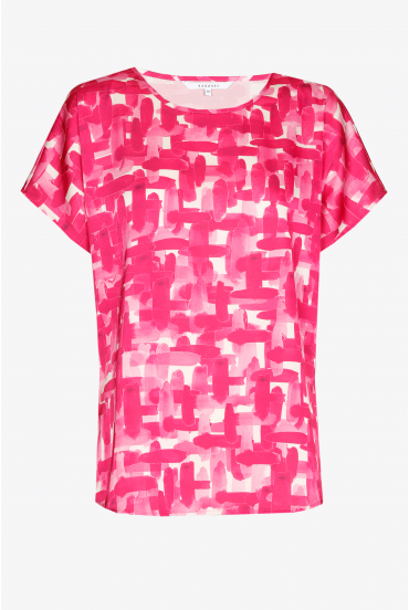 Blouse avec motif polygrid