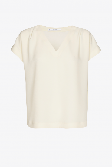 Blouse sans manches à encolure en V