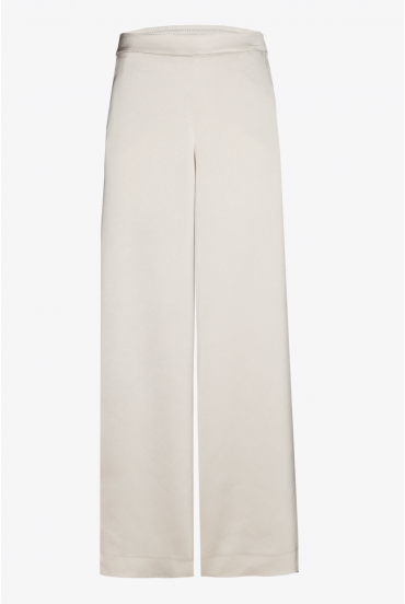 Broek van glanzende stof