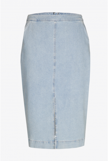Soepele jeansrok