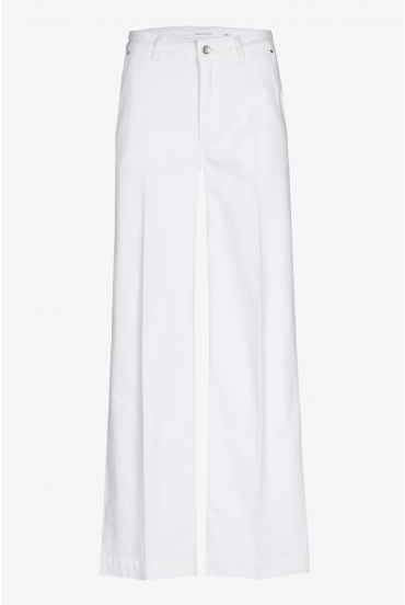 Jeansbroek met wijde pijpen