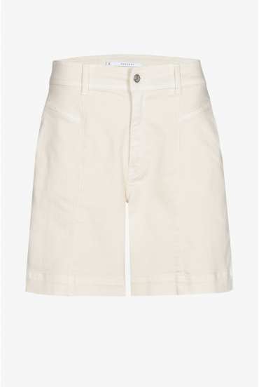 Short en jean avec poches plaquées