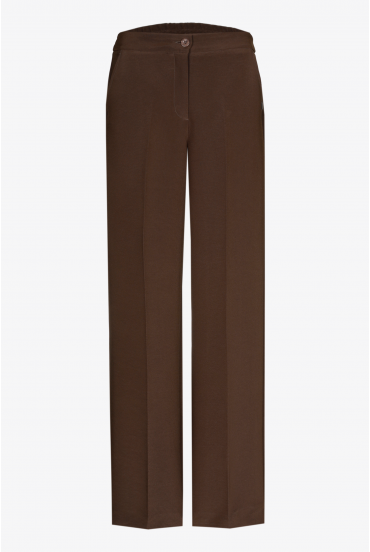 Tailored wide-leg trousers