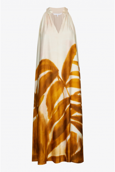 Halterjurk met print