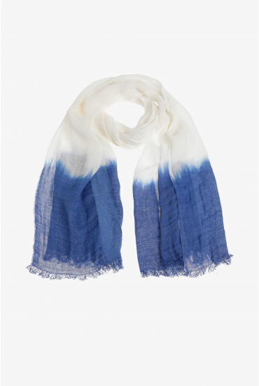 Foulard dip-dye