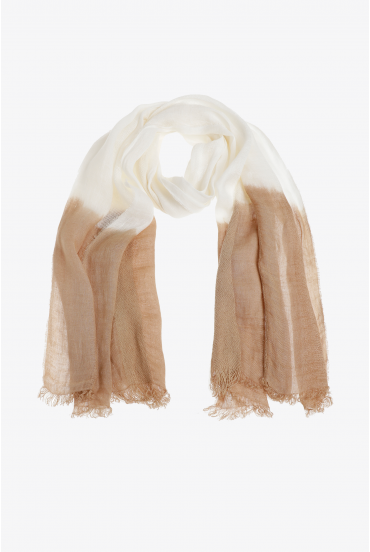 Foulard dip-dye