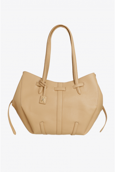 Grand sac à bandoulière en faux cuir