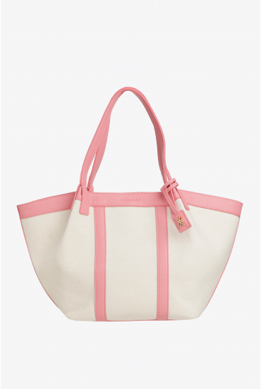 Elegante tas met linnenstructuur