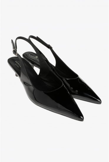 Slingbacks avec talon aiguille bas