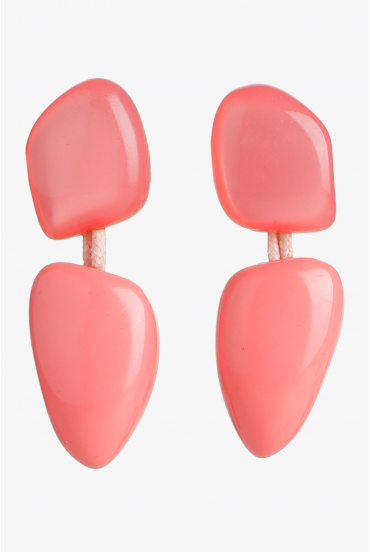 Boucles d’oreilles avec deux pierres